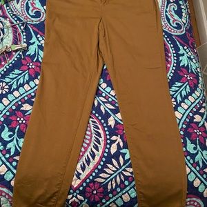 Needle and cloth skinny ankle mustard color size 12 washed but never worn